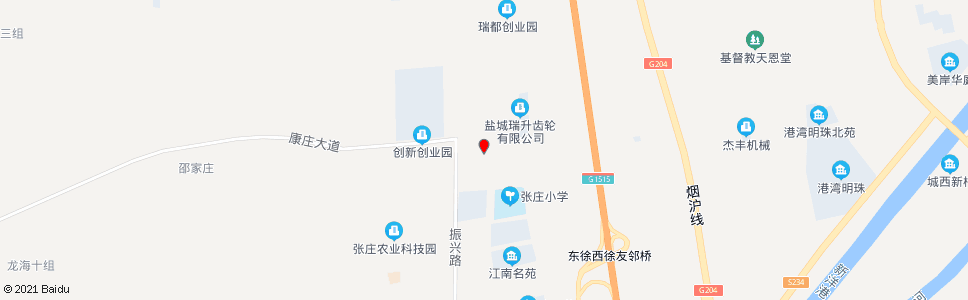 盐城成庄村_公交站地图_盐城公交_妙搜公交查询2024