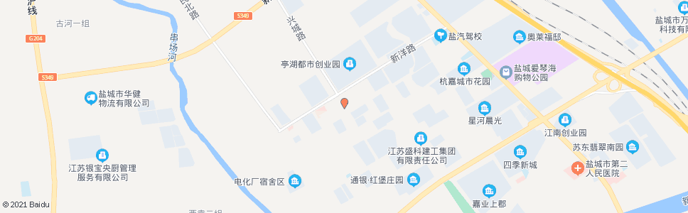 盐城兴城路新洋路口_公交站地图_盐城公交_妙搜公交查询2025