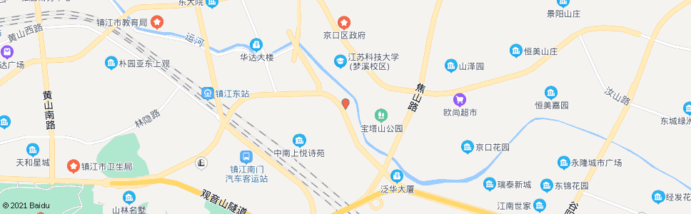 镇江江海学院(高旻寺)_公交站地图_镇江公交_妙搜公交查询2024