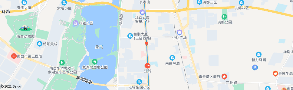 南昌三店西路西口_公交站地图_南昌公交_妙搜公交查询2024