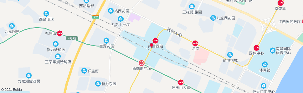 南昌春晖路西口_公交站地图_南昌公交_妙搜公交查询2025