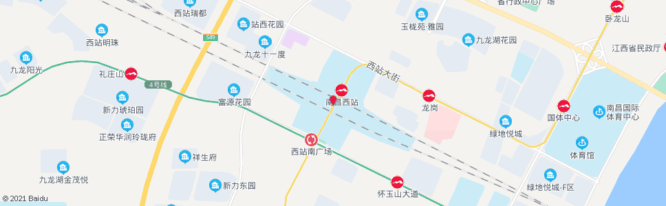 南昌振铃西路_公交站地图_南昌公交_妙搜公交查询2025