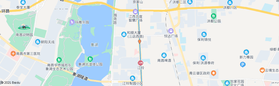 南昌三店西路口_公交站地图_南昌公交_妙搜公交查询2024