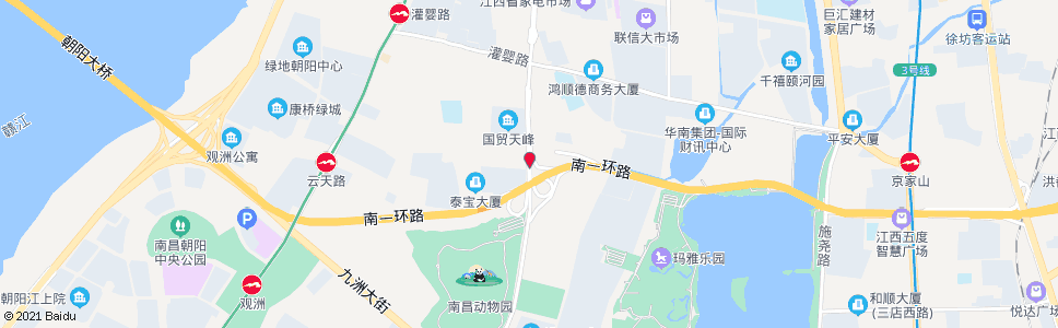 南昌云飞路东口_公交站地图_南昌公交_妙搜公交查询2025