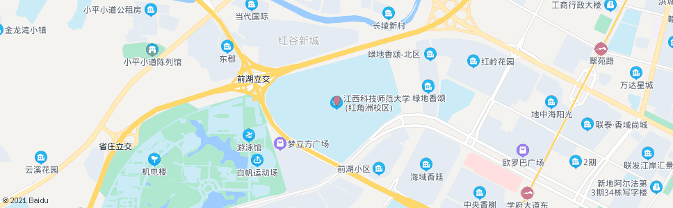 南昌榴云路口(科技师范)_公交站地图_南昌公交_妙搜公交查询2024