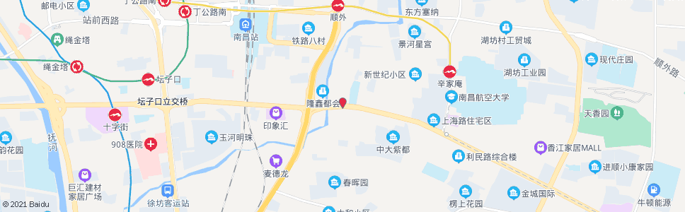 南昌龙王庙市场_公交站地图_南昌公交_妙搜公交查询2025