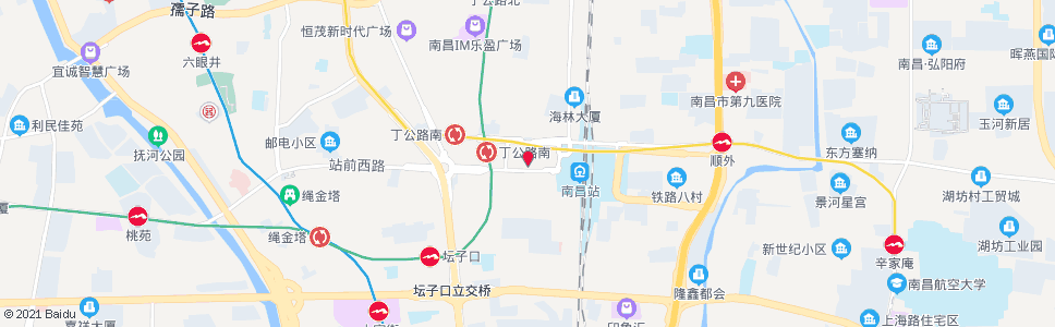 南昌柏林村小学_公交站地图_南昌公交_妙搜公交查询2025