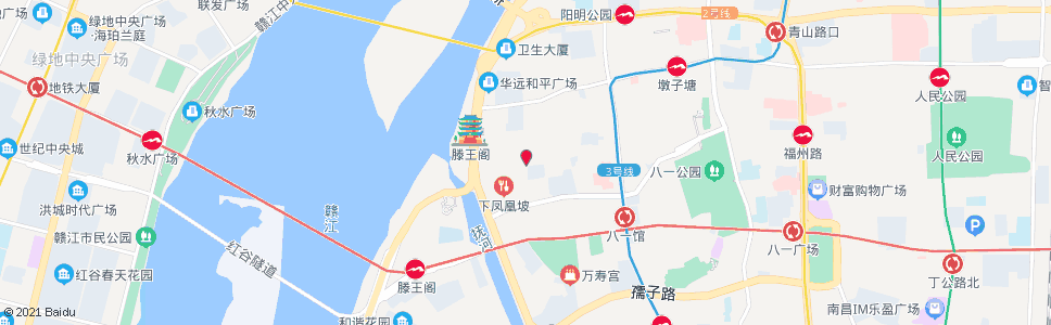 南昌贺龙指挥部_公交站地图_南昌公交_妙搜公交查询2025