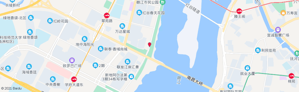 南昌赣江中大道南口_公交站地图_南昌公交_妙搜公交查询2024