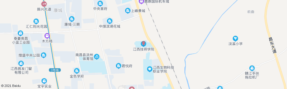 南昌江西技师学院_公交站地图_南昌公交_妙搜公交查询2025