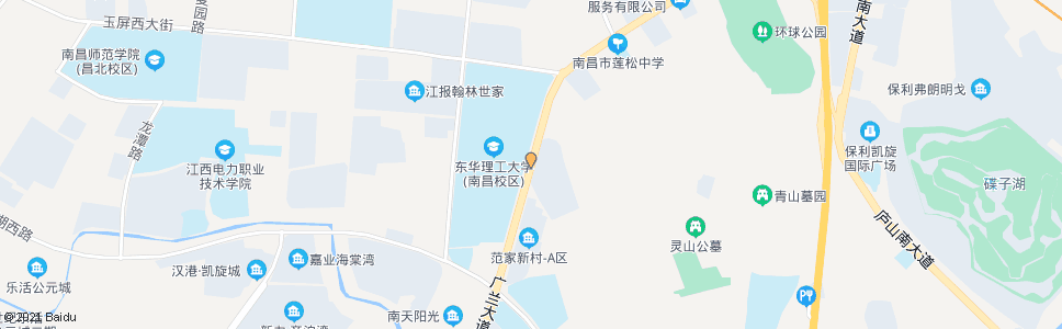 南昌范家新村_公交站地图_南昌公交_妙搜公交查询2025