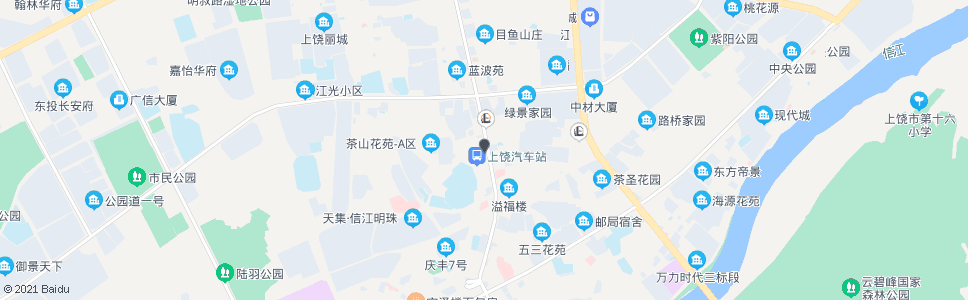 上饶上饶汽运集团有限公司汽车保养厂_公交站地图_上饶公交_妙搜公交查询2024