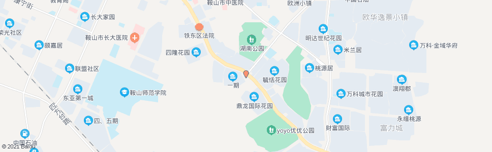 鞍山矿工路_公交站地图_鞍山公交_妙搜公交查询2024