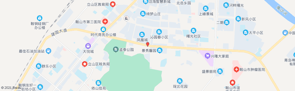 鞍山孟家沟_公交站地图_鞍山公交_妙搜公交查询2024