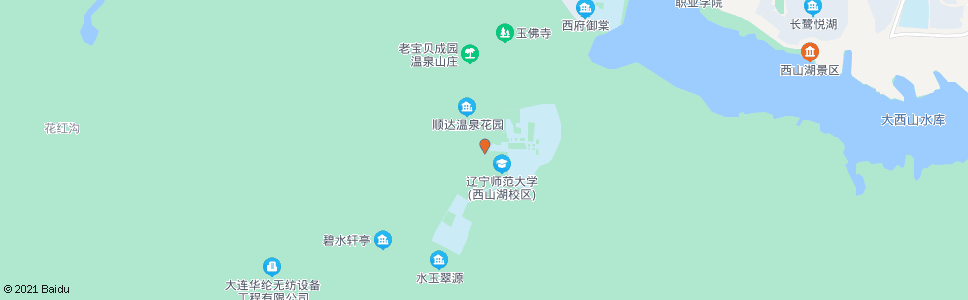 大连辽师西山校区_公交站地图_大连公交_妙搜公交查询2024