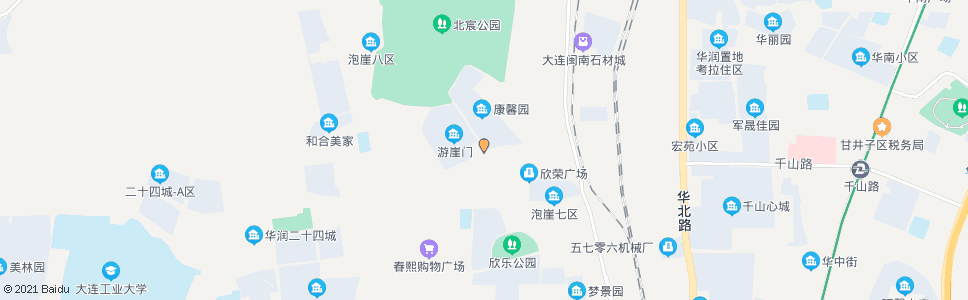 大连泡崖街道_公交站地图_大连公交_妙搜公交查询2024