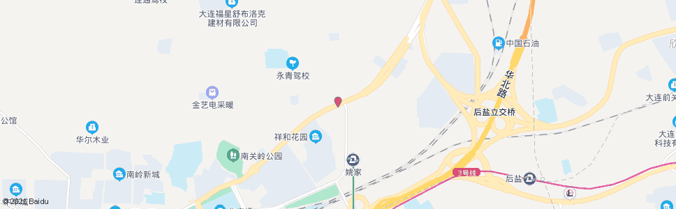 大连大北建材市场_公交站地图_大连公交_妙搜公交查询2024