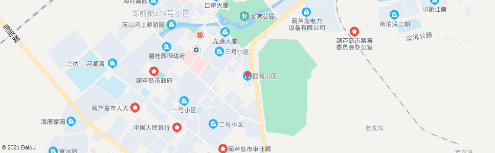 葫芦岛四号小区_公交站地图_葫芦岛公交_妙搜公交查询2024