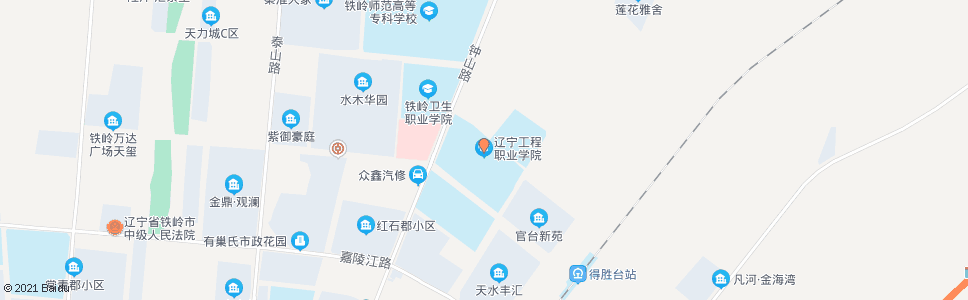 铁岭工程职业学院_公交站地图_铁岭公交_妙搜公交查询2024