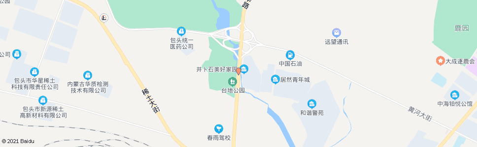 包头井卜石新村_公交站地图_包头公交_妙搜公交查询2024