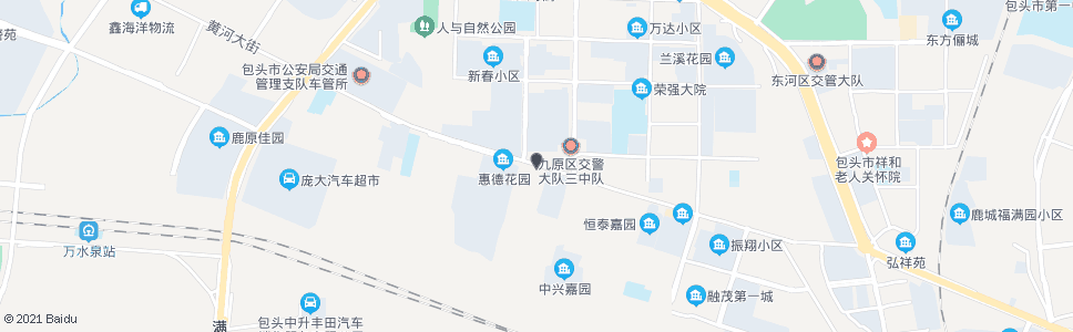 包头韩庆坝_公交站地图_包头公交_妙搜公交查询2024