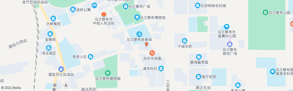 乌兰察布市广电大楼_公交站地图_乌兰察布公交_妙搜公交查询2024