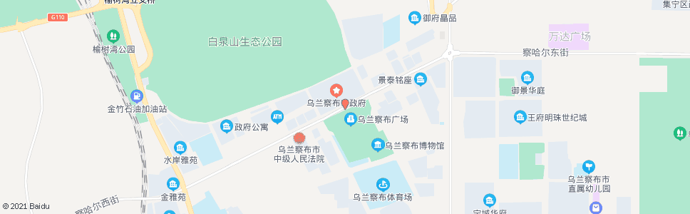 乌兰察布市委政府_公交站地图_乌兰察布公交_妙搜公交查询2024