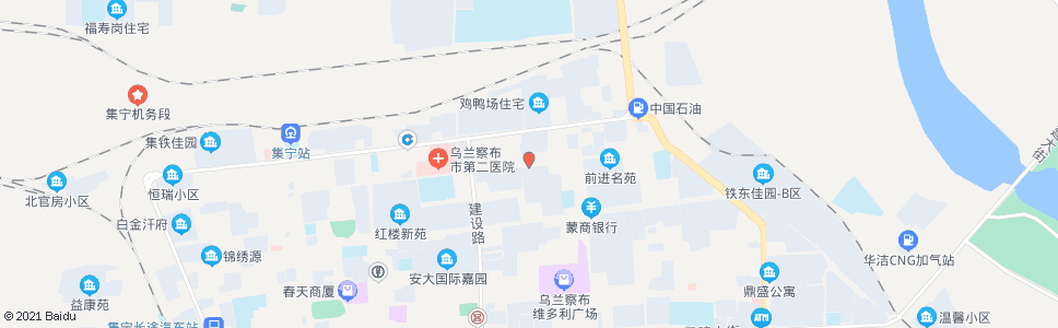 乌兰察布统建楼_公交站地图_乌兰察布公交_妙搜公交查询2024