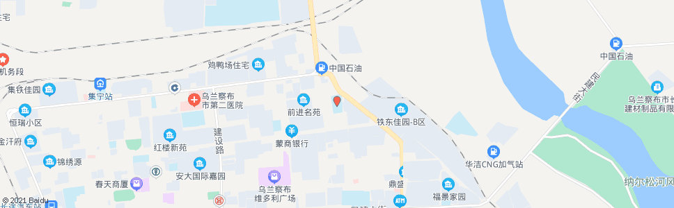 乌兰察布前进路小学_公交站地图_乌兰察布公交_妙搜公交查询2025