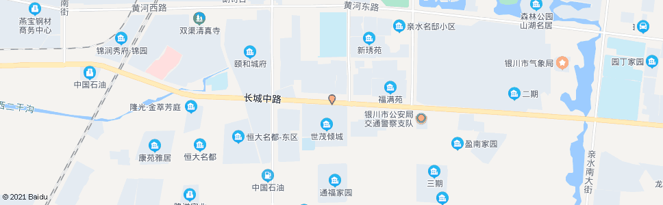 银川长城路福州街口_公交站地图_银川公交_妙搜公交查询2024