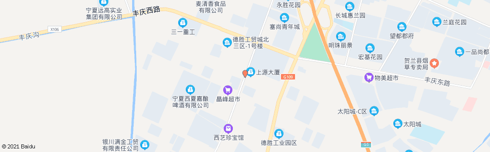 银川虹桥街永胜路口_公交站地图_银川公交_妙搜公交查询2025