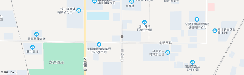 银川同心街宝湖路口_公交站地图_银川公交_妙搜公交查询2024