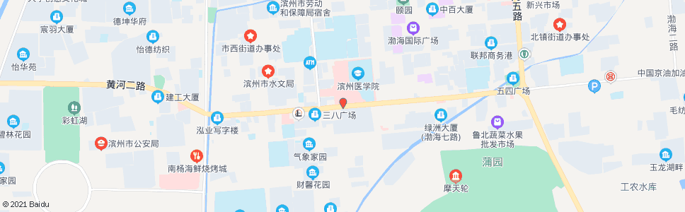 滨州滨医附院_公交站地图_滨州公交_妙搜公交查询2024