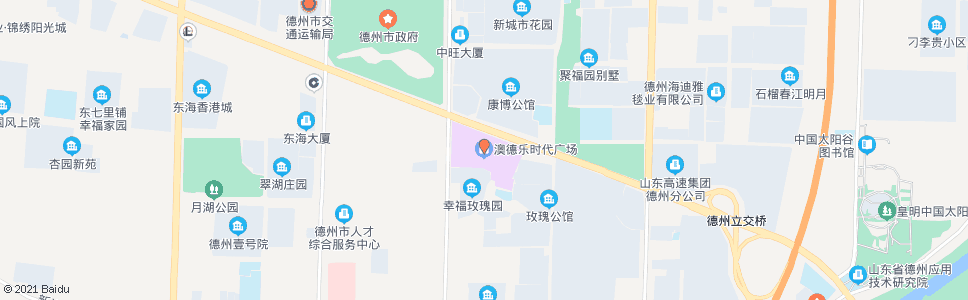 德州澳德乐时代广场_公交站地图_德州公交_妙搜公交查询2025