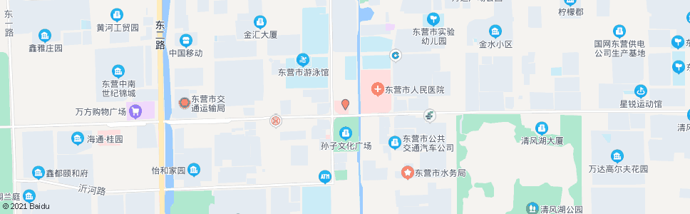 东营儿童医院_公交站地图_东营公交_妙搜公交查询2024