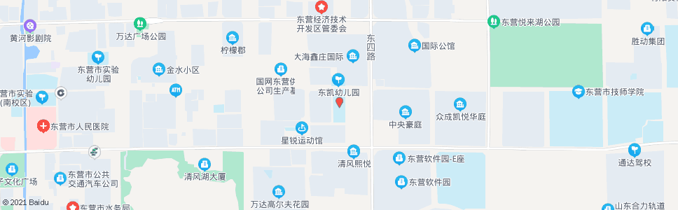 东营东凯小学_公交站地图_东营公交_妙搜公交查询2024