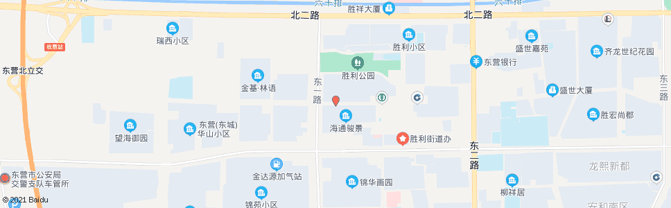 东营海通骏景北门_公交站地图_东营公交_妙搜公交查询2025