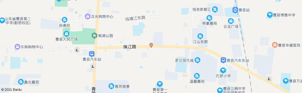 菏泽八一街口_公交站地图_菏泽公交_妙搜公交查询2025