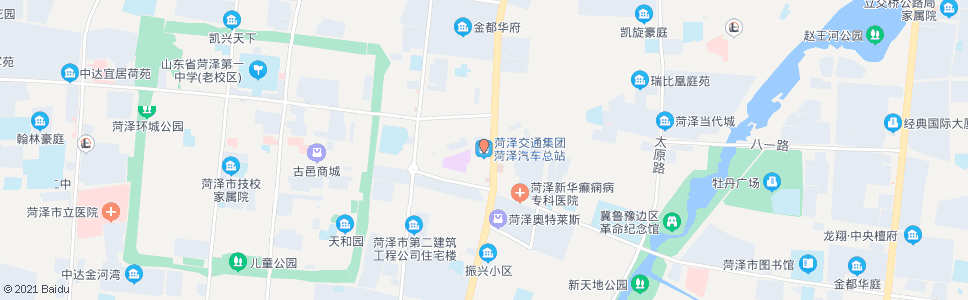 菏泽汽车总站_公交站地图_菏泽公交_妙搜公交查询2025