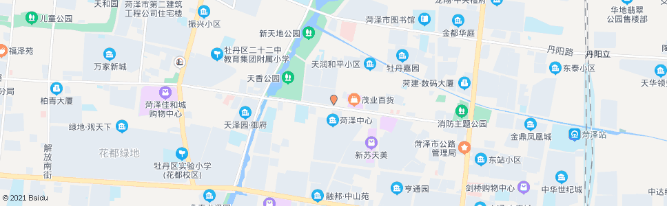 菏泽传染病医院_公交站地图_菏泽公交_妙搜公交查询2025