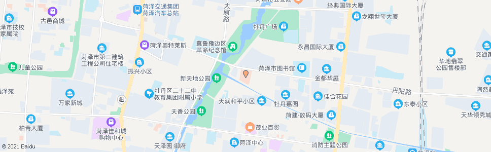 菏泽中医院_公交站地图_菏泽公交_妙搜公交查询2024