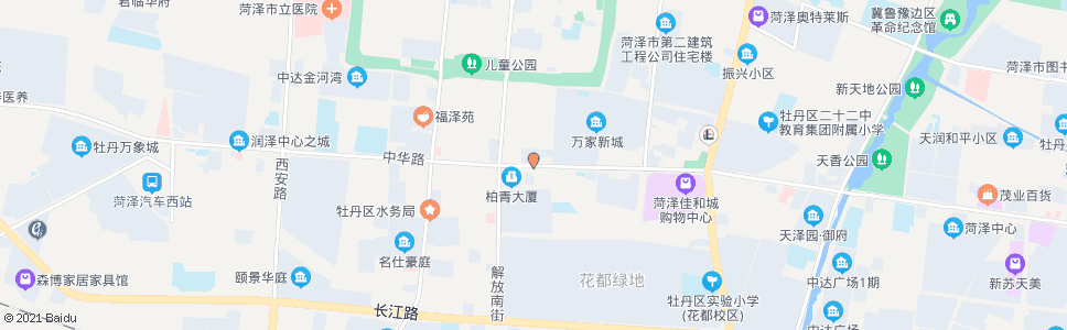 菏泽市政工程处_公交站地图_菏泽公交_妙搜公交查询2025