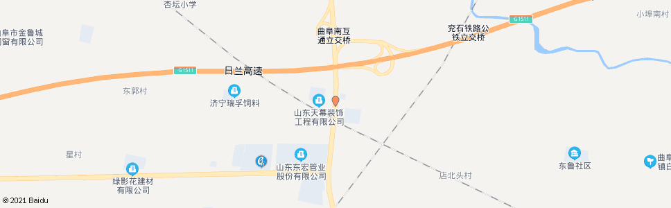 济宁白杨店_公交站地图_济宁公交_妙搜公交查询2024