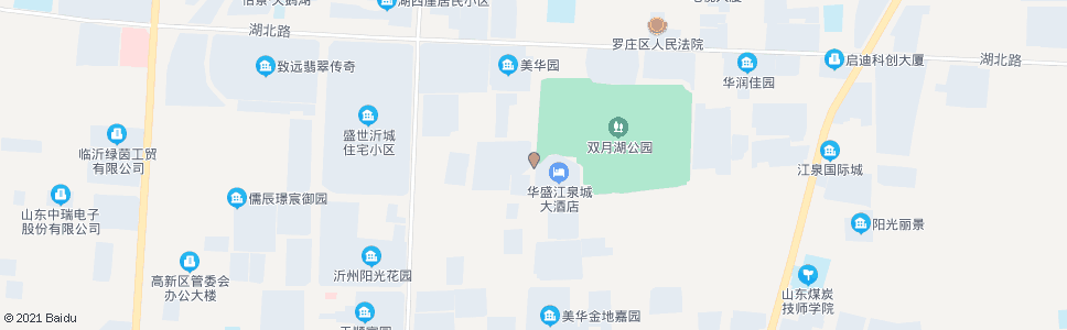 临沂江泉大酒店_公交站地图_临沂公交_妙搜公交查询2024