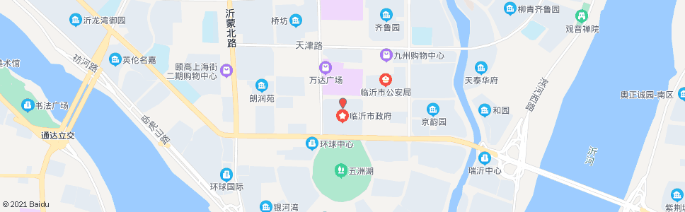 临沂市外经委_公交站地图_临沂公交_妙搜公交查询2024