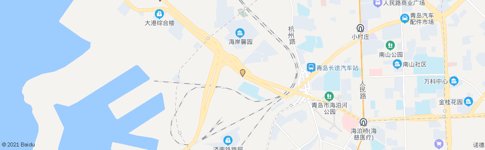 青岛杭州支路_公交站地图_青岛公交_妙搜公交查询2024
