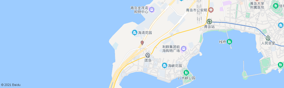 青岛团岛_公交站地图_青岛公交_妙搜公交查询2024