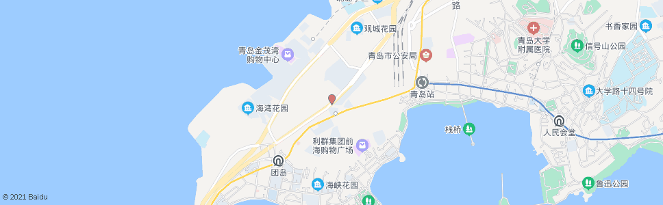 青岛二十四中_公交站地图_青岛公交_妙搜公交查询2024