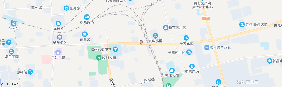 青岛胶州东路市场_公交站地图_青岛公交_妙搜公交查询2024