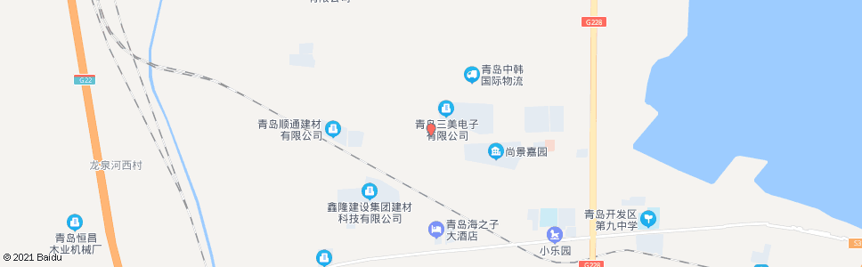 青岛出口加工区管委_公交站地图_青岛公交_妙搜公交查询2024